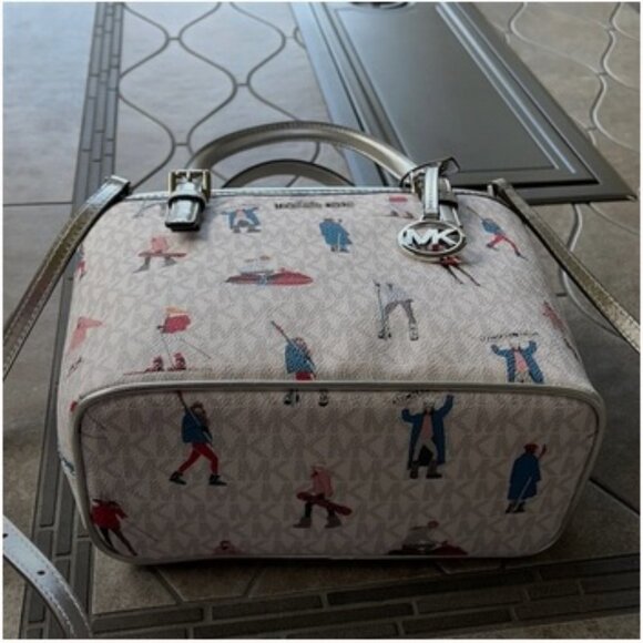 Michael Kors Jet Set Girls XS Convertible Satchel Bright White - Picture 6 of 15